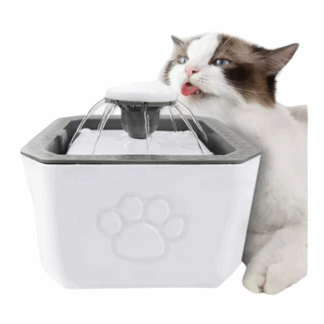Fuente Electrica Bebedero De Agua Para Mascotas Blanca